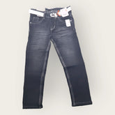 Boys Black Denim Jeans – Classic Stretch Fit Kids Jeans